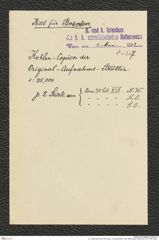 k.k. naturhistorisches Hofmuseum, Intendanzakten 1885-1896 (Hauer), Aktenzahl Z.217/1893, Seite 1